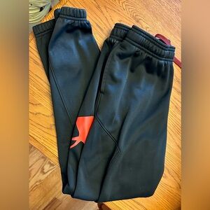 Kids Black Jogger Pants UA Youth Large